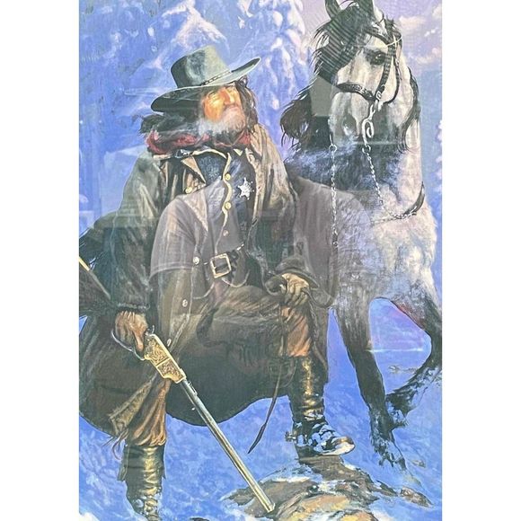 Hermon Adams "U.S. Marshal" Limited Edition Print Signed - Picture 3 of 8